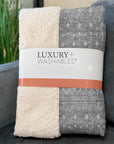 Boho Grey Washable Indoor-Outdoor Rug