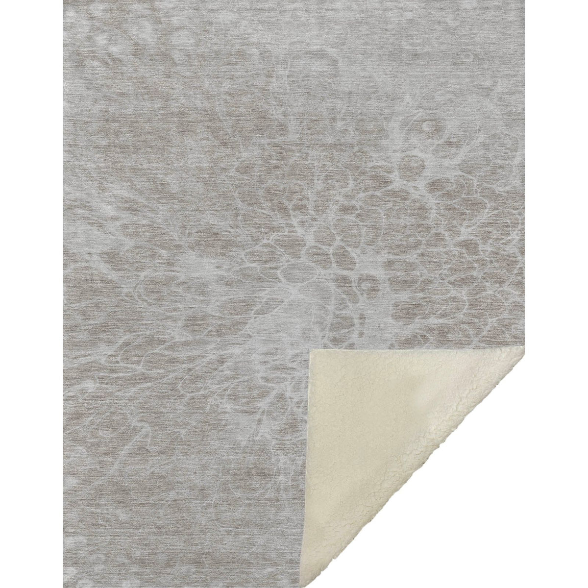 Fluid Drift Taupe Washable Indoor-Outdoor Rug
