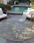 Addison Rugs Eloril Brown Washable Indoor-Outdoor Rug
