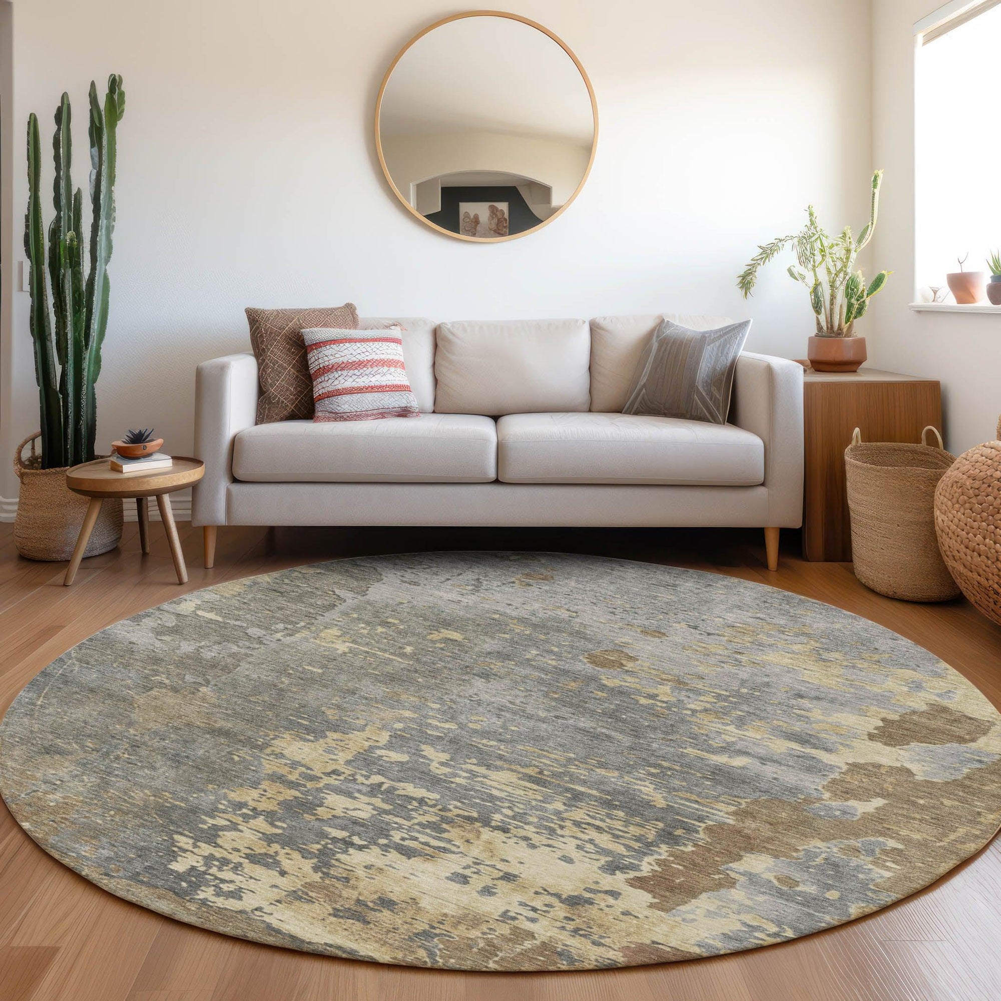 Addison Rugs Eloril Brown Washable Indoor-Outdoor Rug