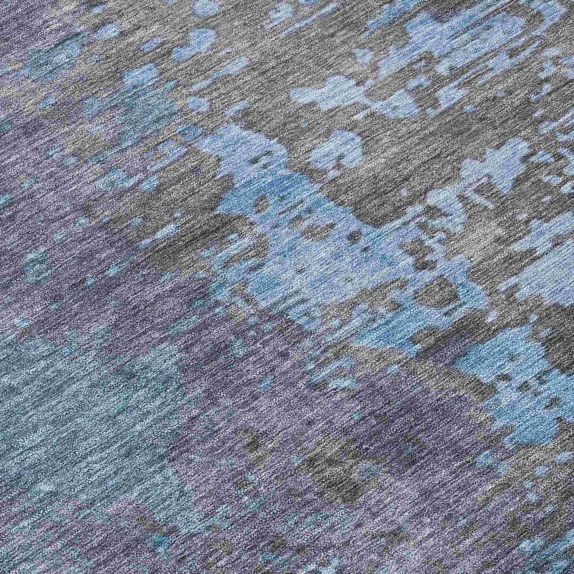 Addison Rugs Eloril Teal Washable Indoor-Outdoor Rug