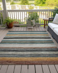 Addison Rugs Elyn Brown Washable Indoor-Outdoor Rug