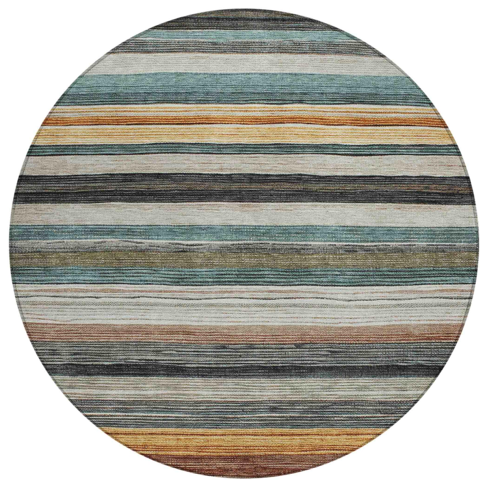 Addison Rugs Elyn Brown Washable Indoor-Outdoor Rug