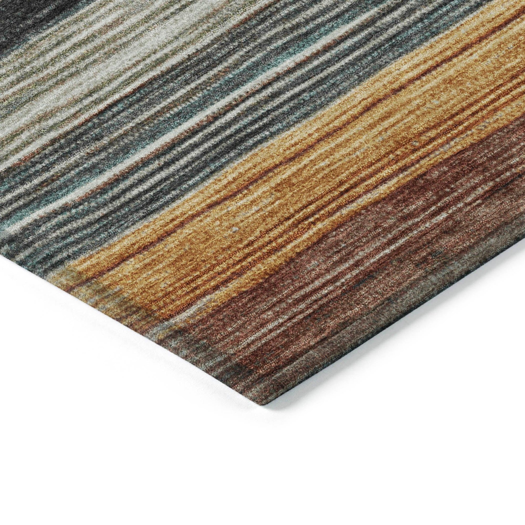 Addison Rugs Elyn Brown Washable Indoor-Outdoor Rug