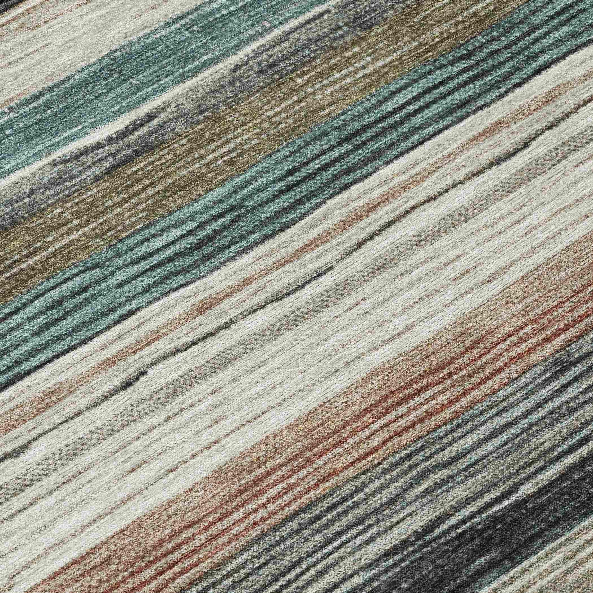 Addison Rugs Elyn Brown Washable Indoor-Outdoor Rug