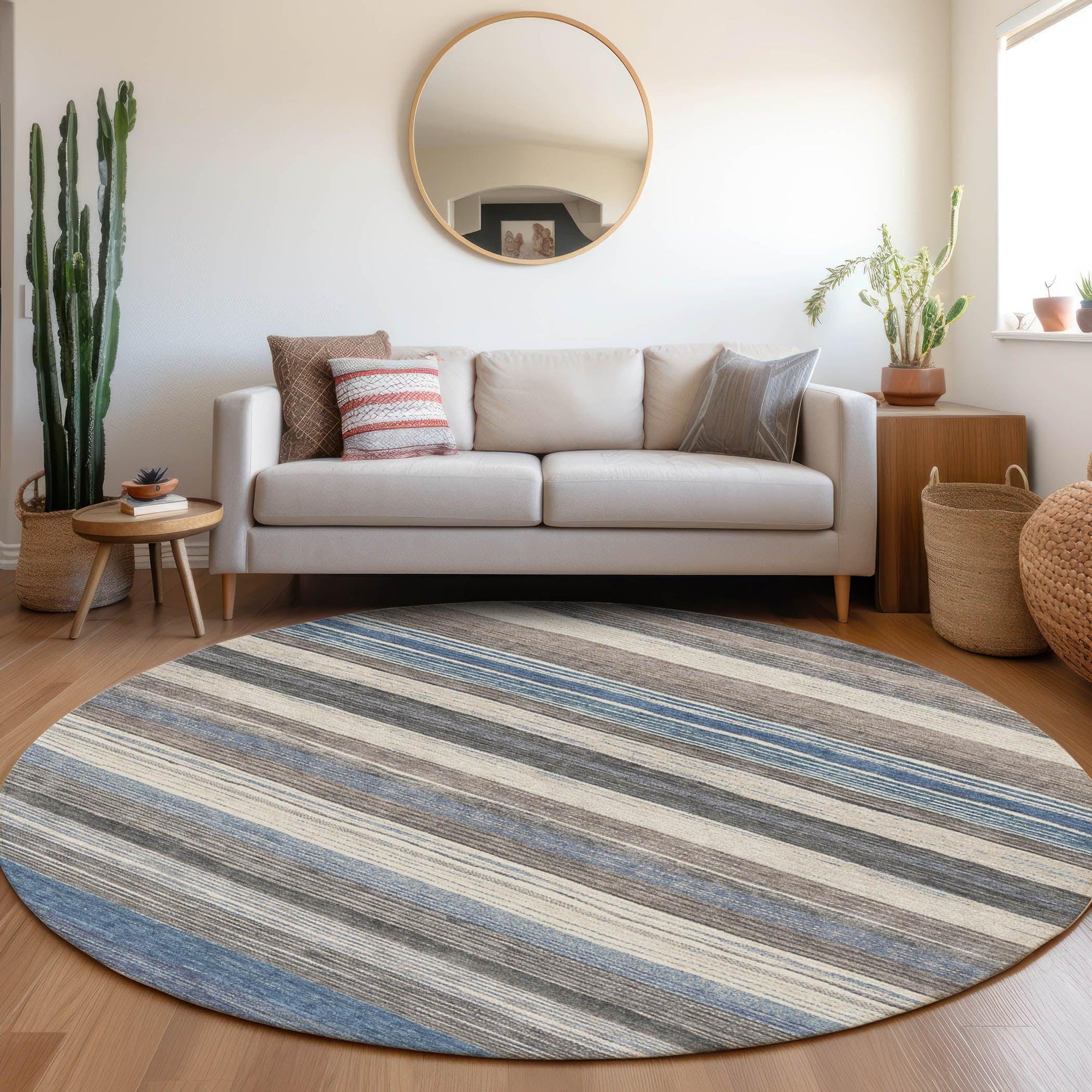 Addison Rugs Elyn Denim Washable Indoor-Outdoor Rug