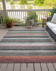 Addison Rugs Elyn Blue Washable Indoor-Outdoor Rug