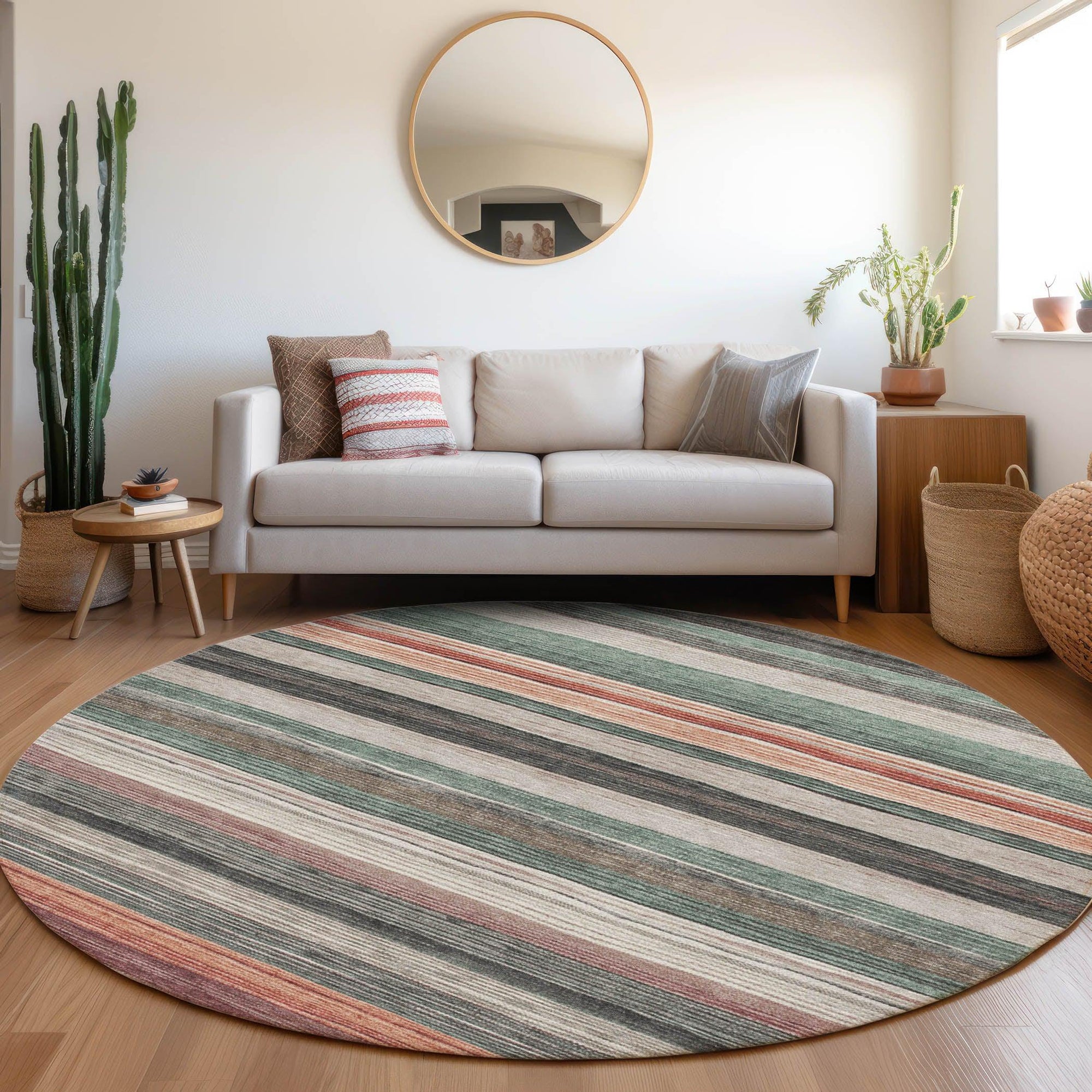 Addison Rugs Elyn Blue Washable Indoor-Outdoor Rug
