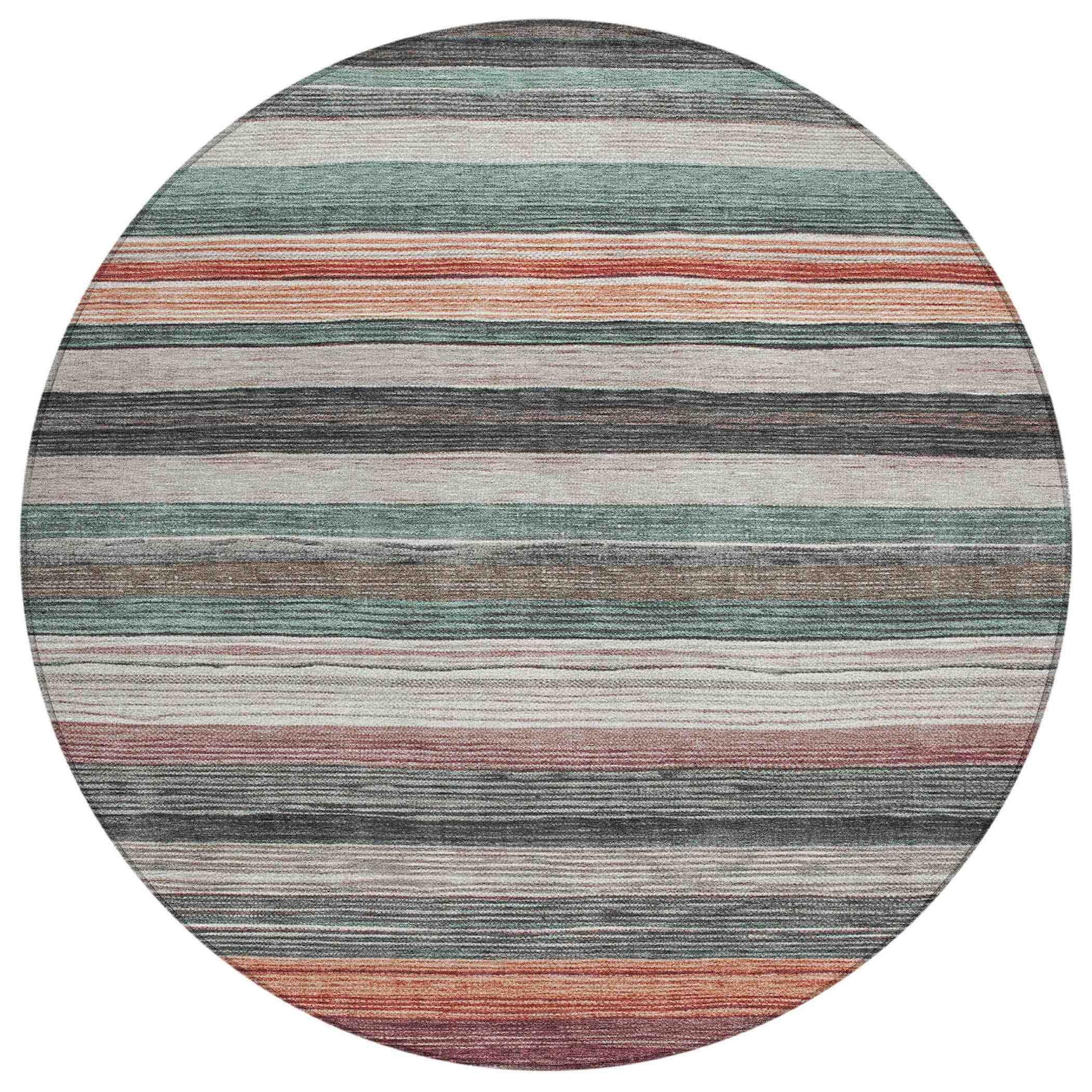 Addison Rugs Elyn Blue Washable Indoor-Outdoor Rug