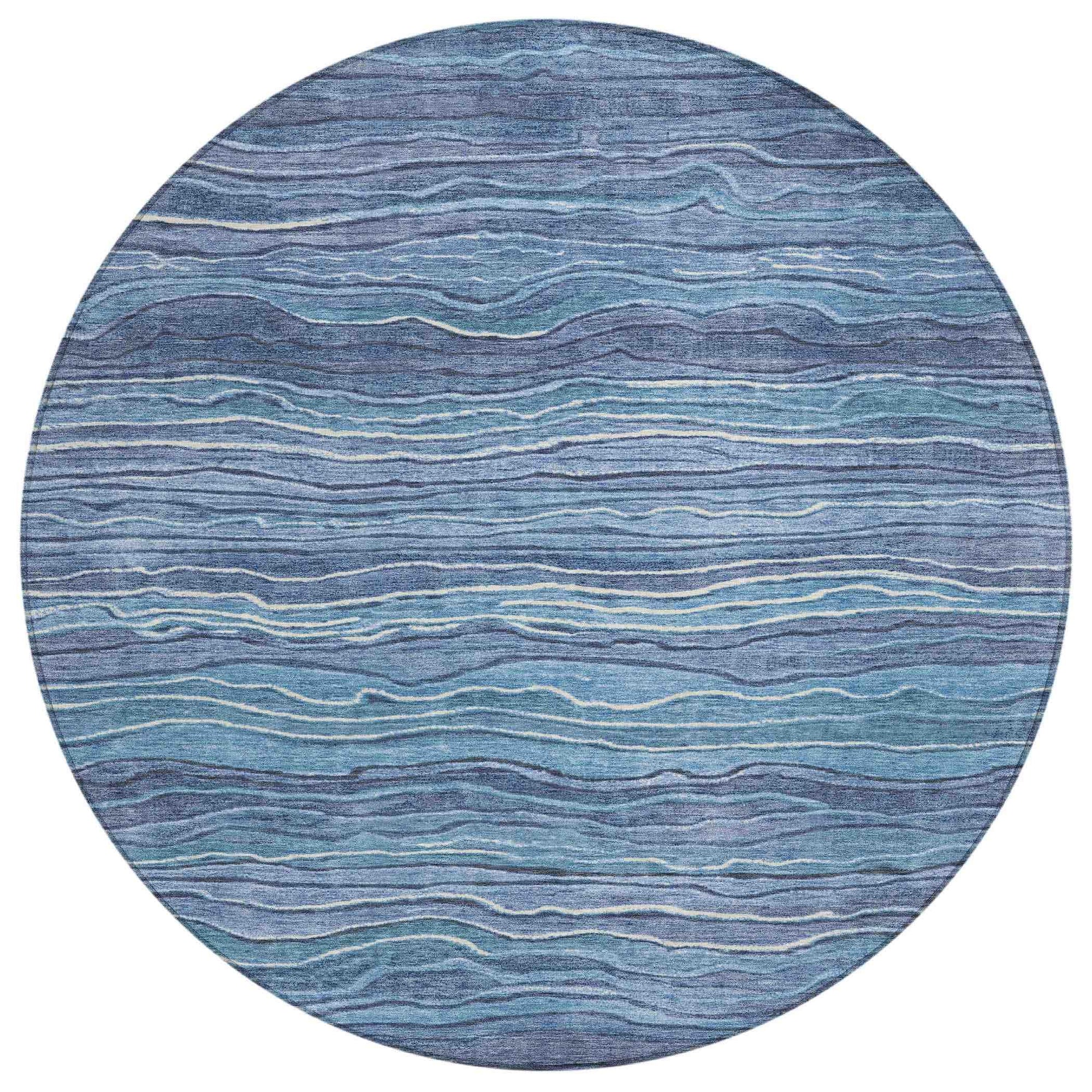 Addison Rugs Faerain Blue Washable Indoor-Outdoor Rug