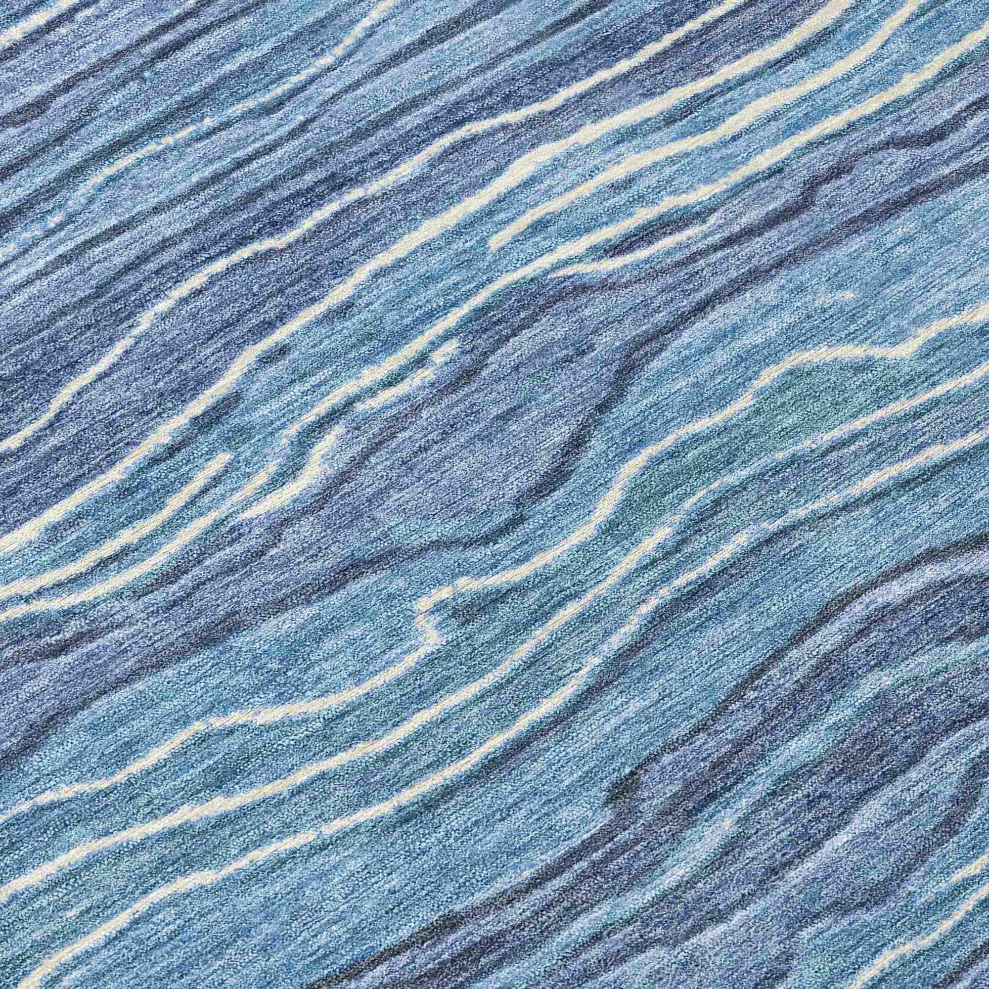 Addison Rugs Faerain Blue Washable Indoor-Outdoor Rug