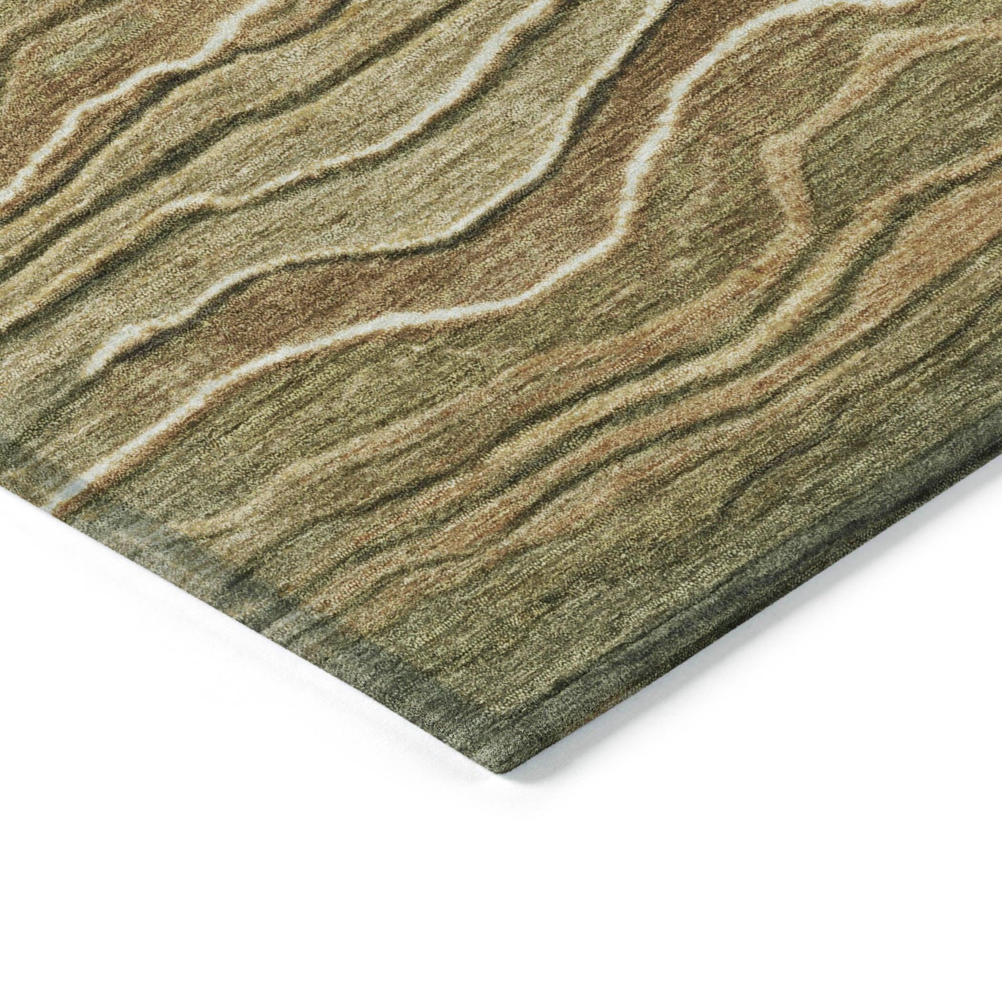Addison Rugs Faerain Green Washable Indoor-Outdoor Rug