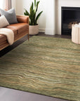 Addison Rugs Faerain Green Washable Indoor-Outdoor Rug