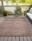 Addison Rugs Faerain Brown Washable Indoor-Outdoor Rug