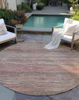 Addison Rugs Faerain Brown Washable Indoor-Outdoor Rug