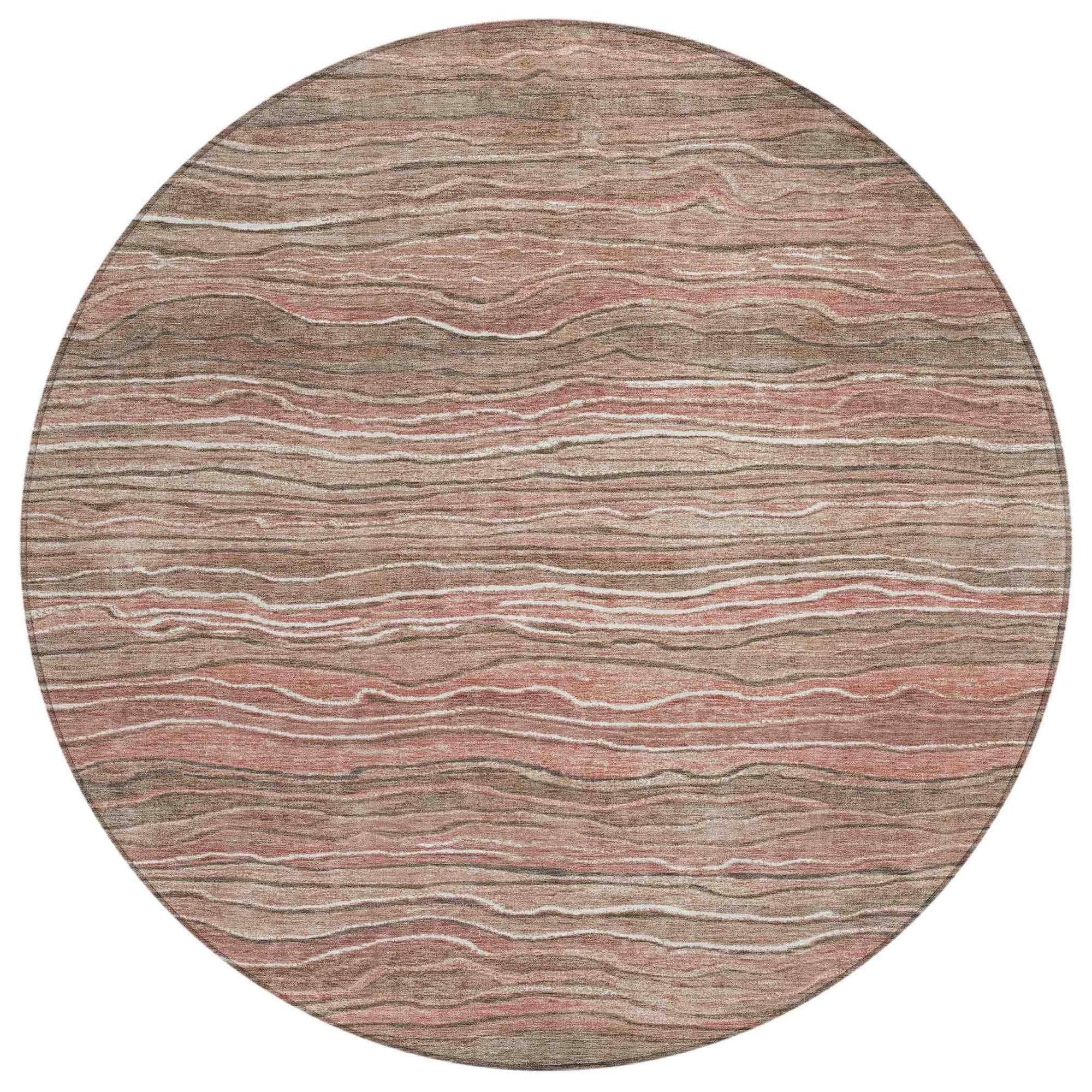 Addison Rugs Faerain Brown Washable Indoor-Outdoor Rug