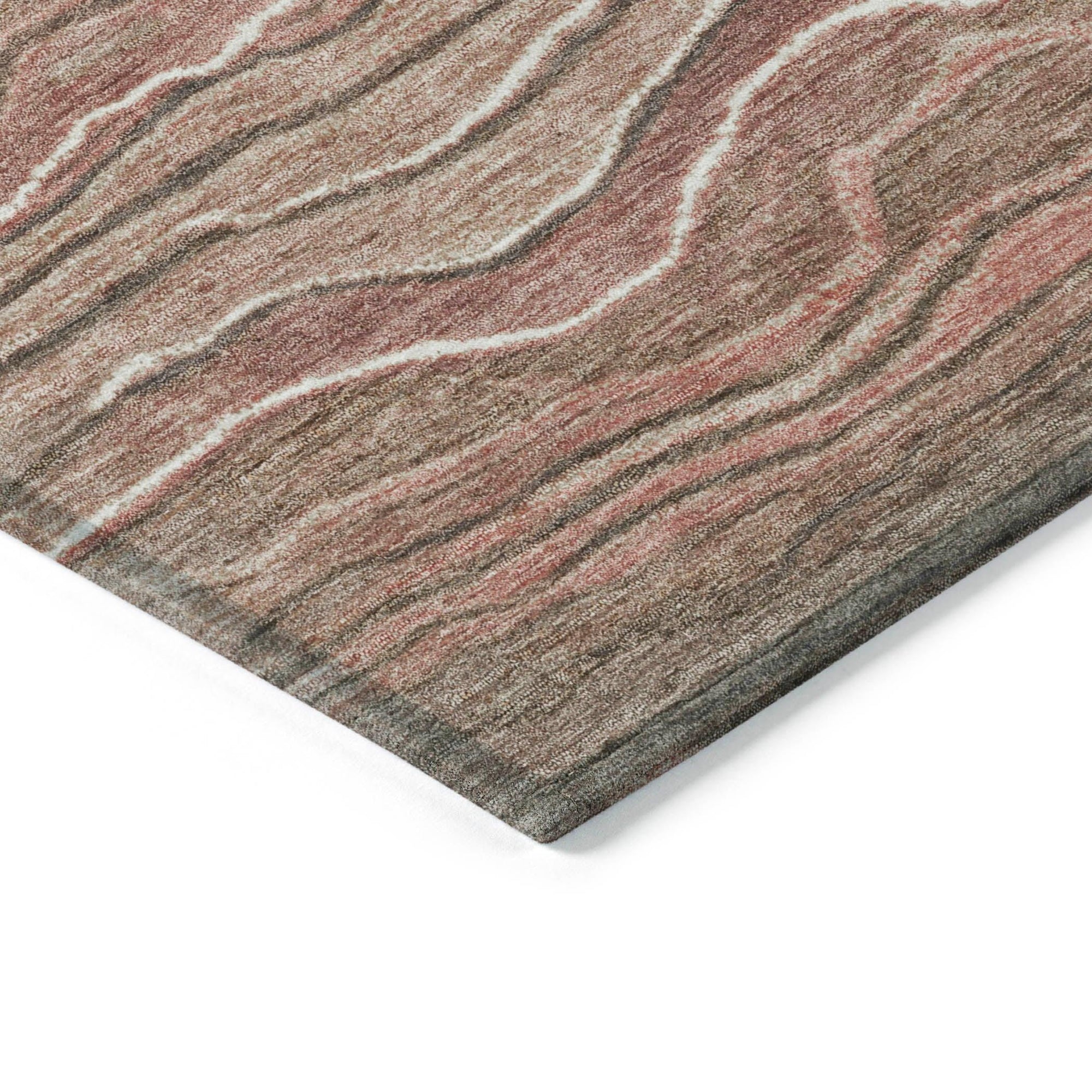Addison Rugs Faerain Brown Washable Indoor-Outdoor Rug