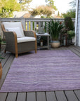Addison Rugs Faerain Purple Washable Indoor-Outdoor Rug