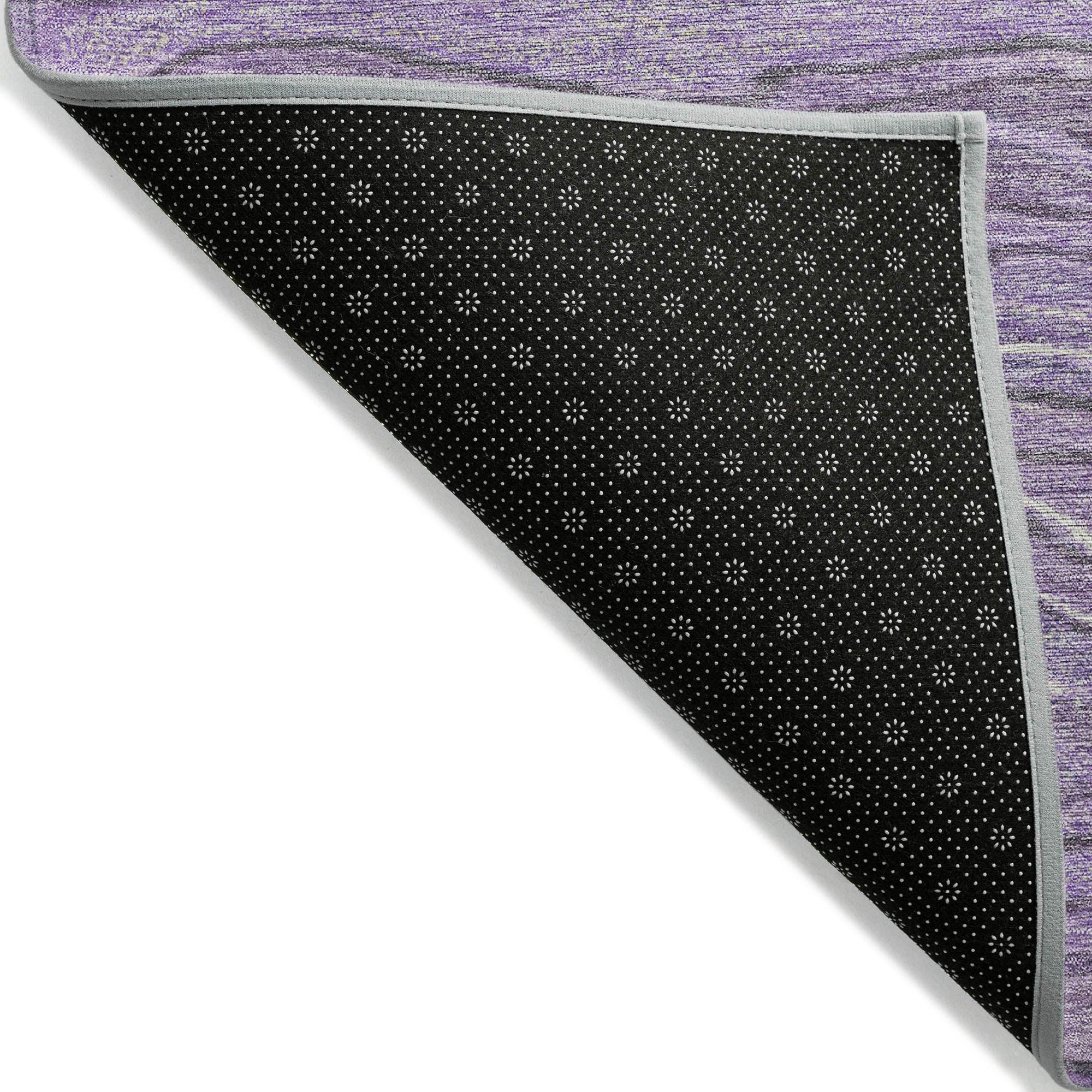 Addison Rugs Faerain Purple Washable Indoor-Outdoor Rug