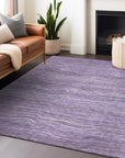 Addison Rugs Faerain Purple Washable Indoor-Outdoor Rug