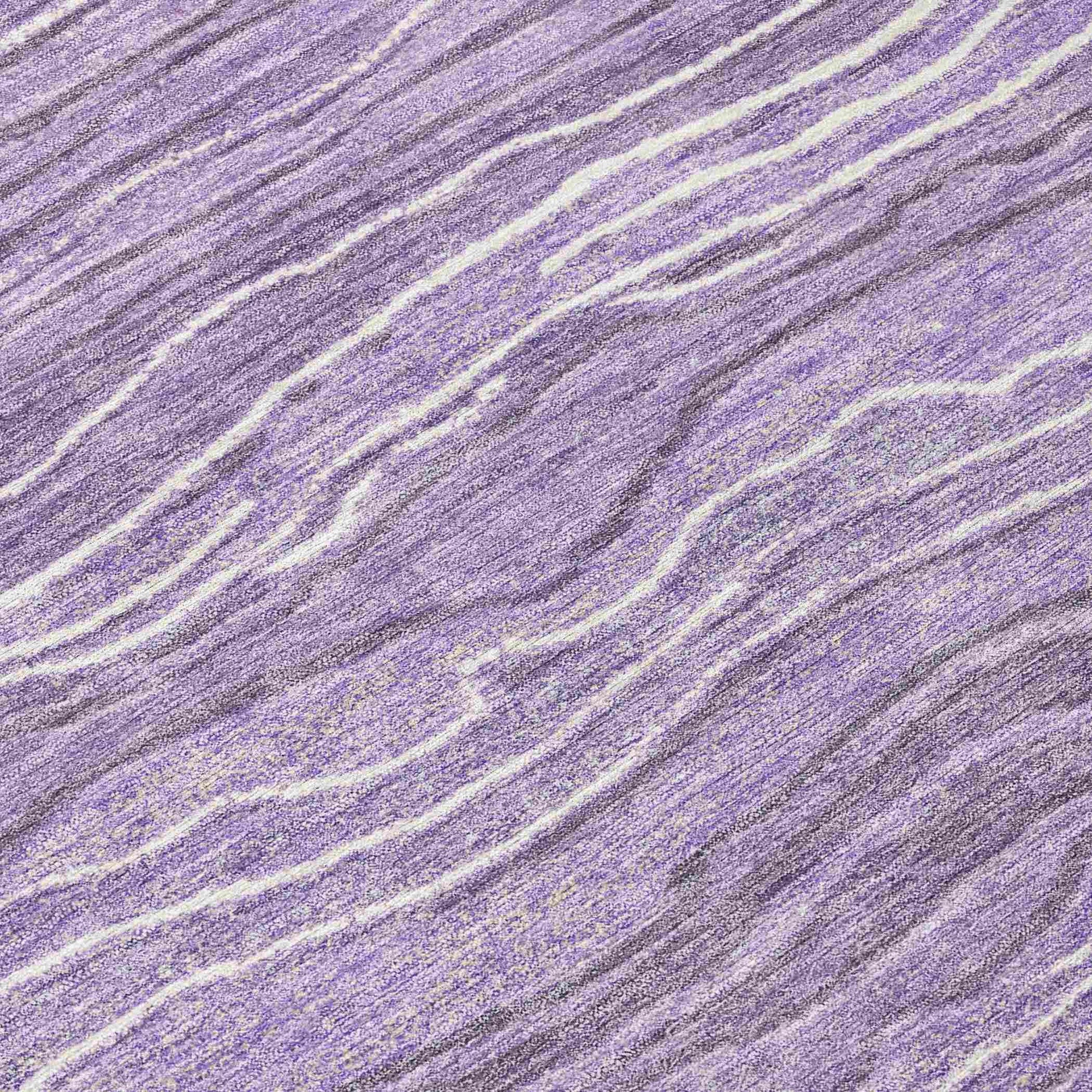 Addison Rugs Faerain Purple Washable Indoor-Outdoor Rug
