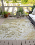 Addison Rugs Faerara Gold Washable Indoor-Outdoor Rug