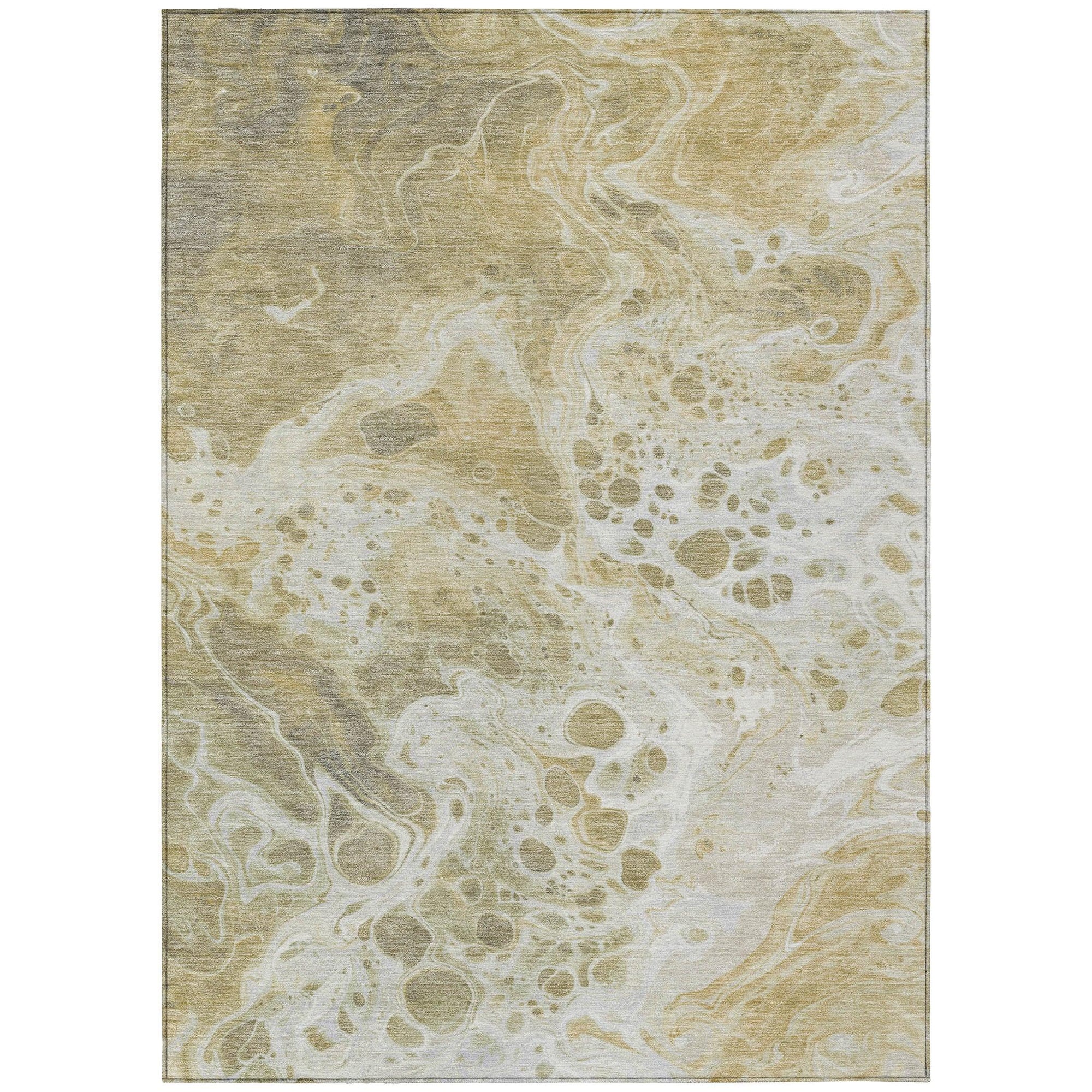 Addison Rugs Faerara Gold Washable Indoor-Outdoor Rug