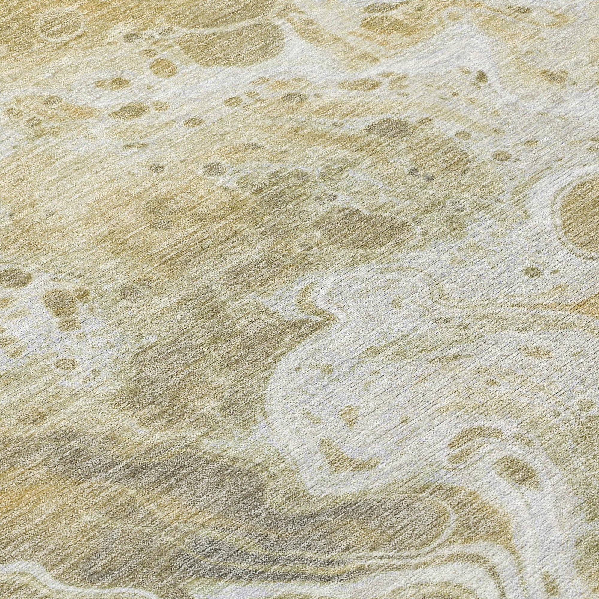 Addison Rugs Faerara Gold Washable Indoor-Outdoor Rug