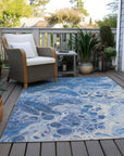Addison Rugs Faerara Blue Washable Indoor-Outdoor Rug