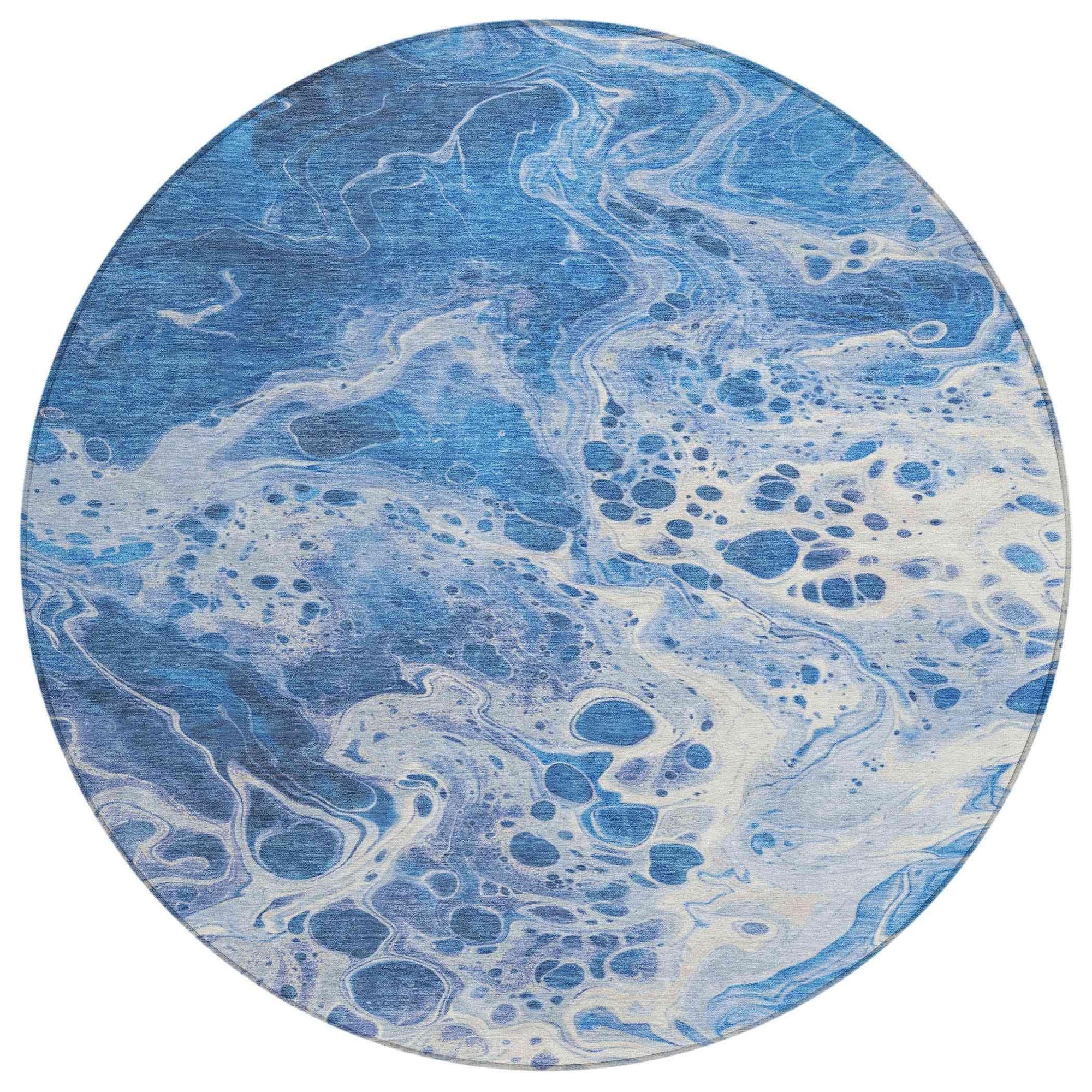 Addison Rugs Faerara Blue Washable Indoor-Outdoor Rug