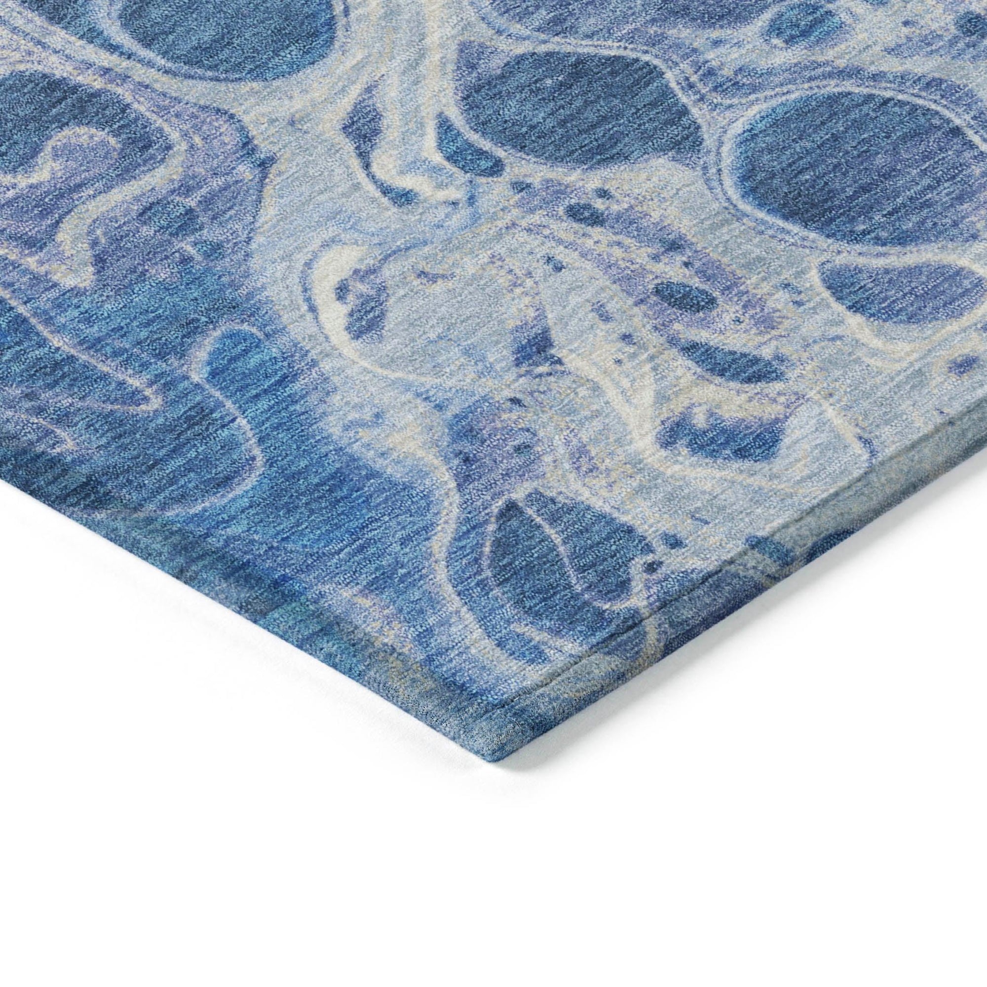 Addison Rugs Faerara Blue Washable Indoor-Outdoor Rug