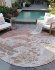 Addison Rugs Faerara Orange Washable Indoor-Outdoor Rug