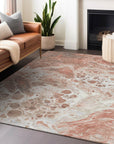 Addison Rugs Faerara Orange Washable Indoor-Outdoor Rug