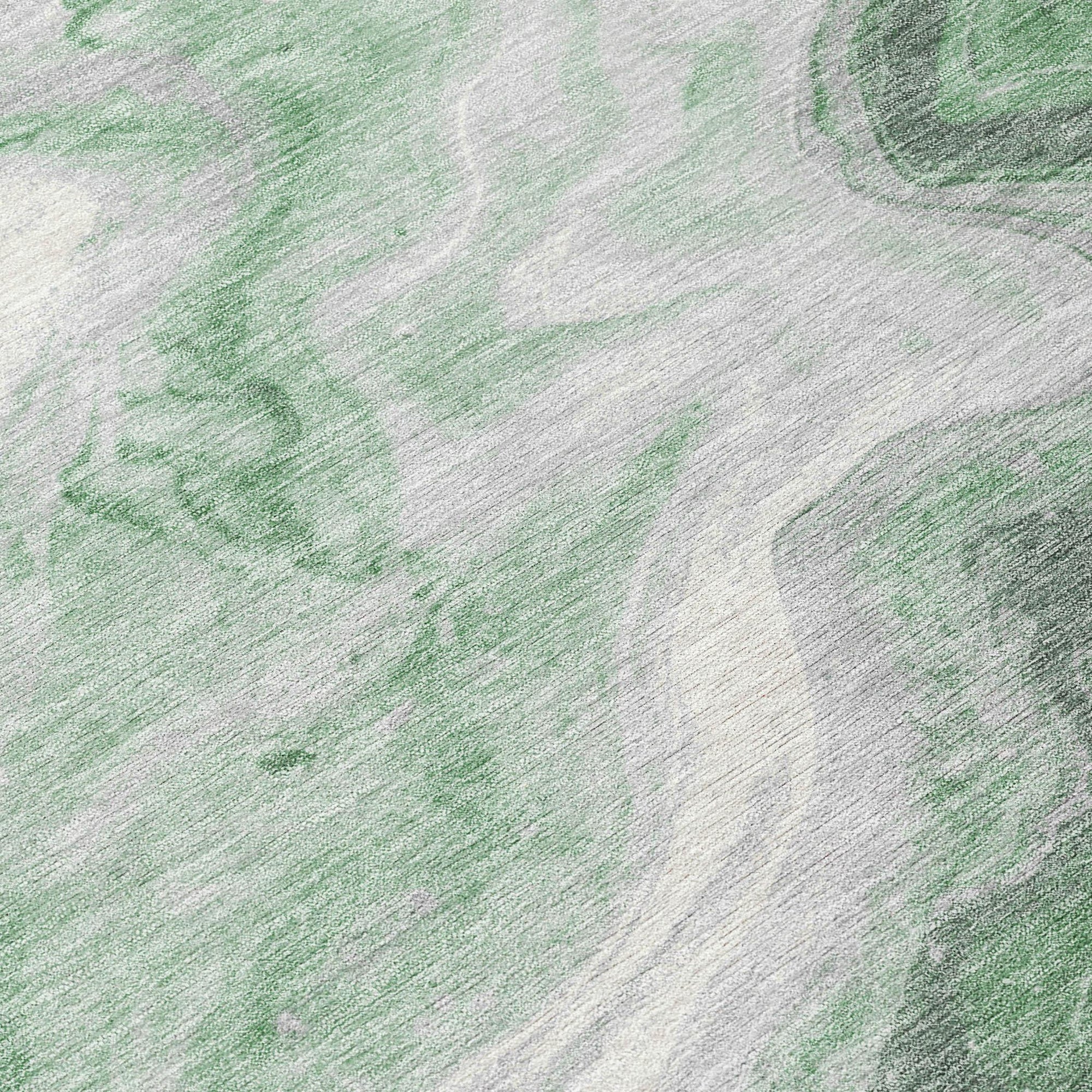 Addison Rugs Faeras Green Washable Indoor-Outdoor Rug