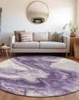 Addison Rugs Faeras Purple Washable Indoor-Outdoor Rug