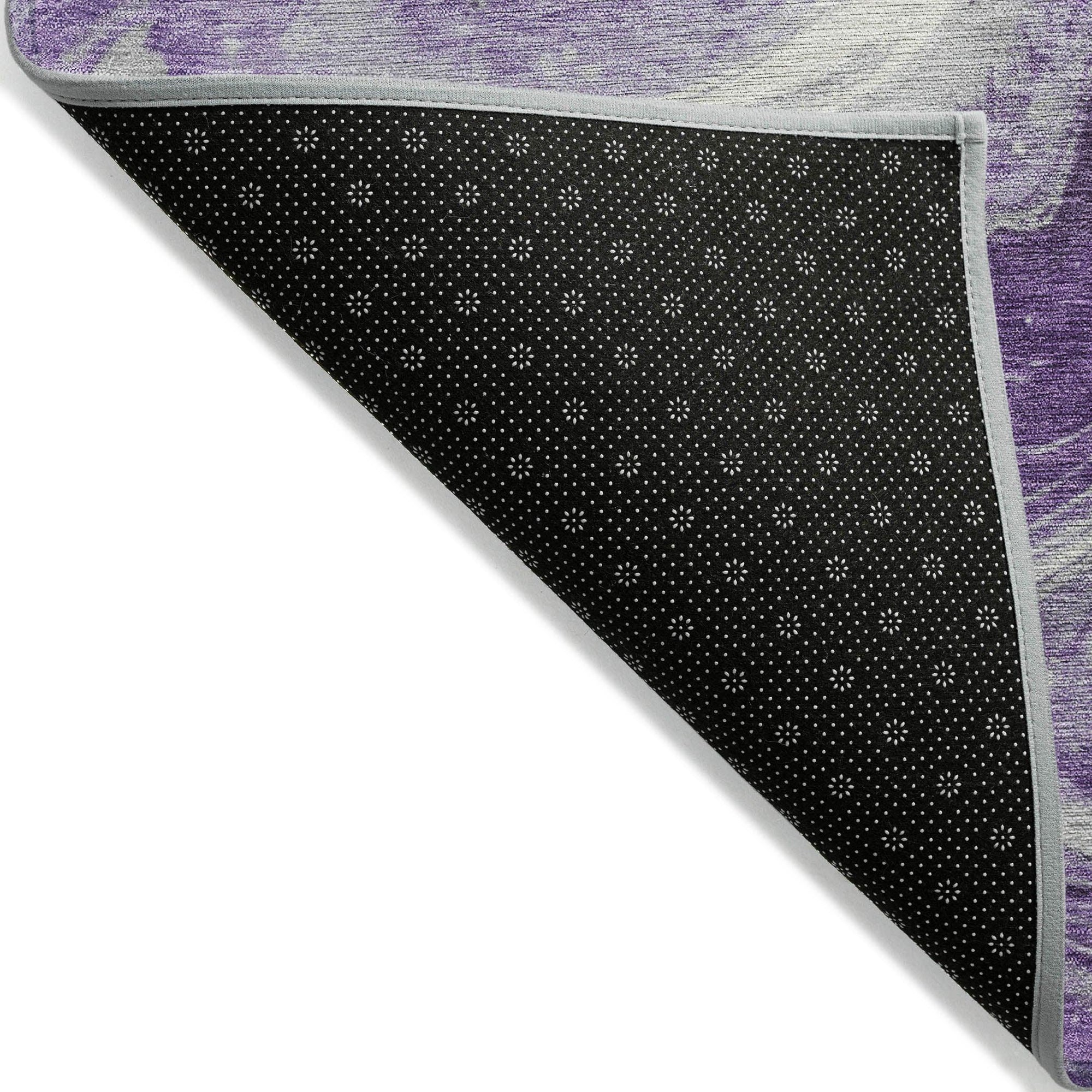Addison Rugs Faeras Purple Washable Indoor-Outdoor Rug