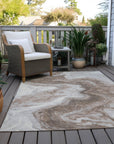 Addison Rugs Faeras Brown Washable Indoor-Outdoor Rug
