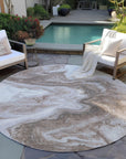 Addison Rugs Faeras Brown Washable Indoor-Outdoor Rug