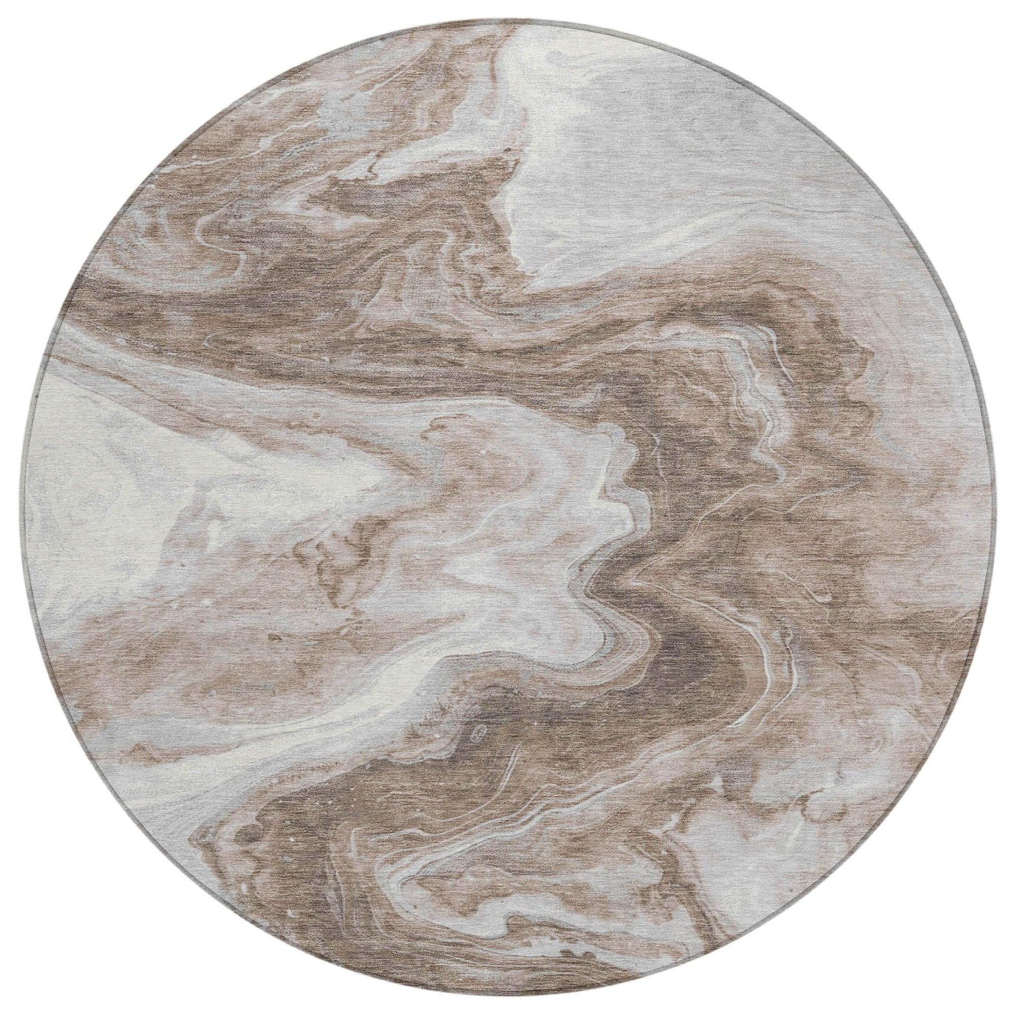 Addison Rugs Faeras Brown Washable Indoor-Outdoor Rug