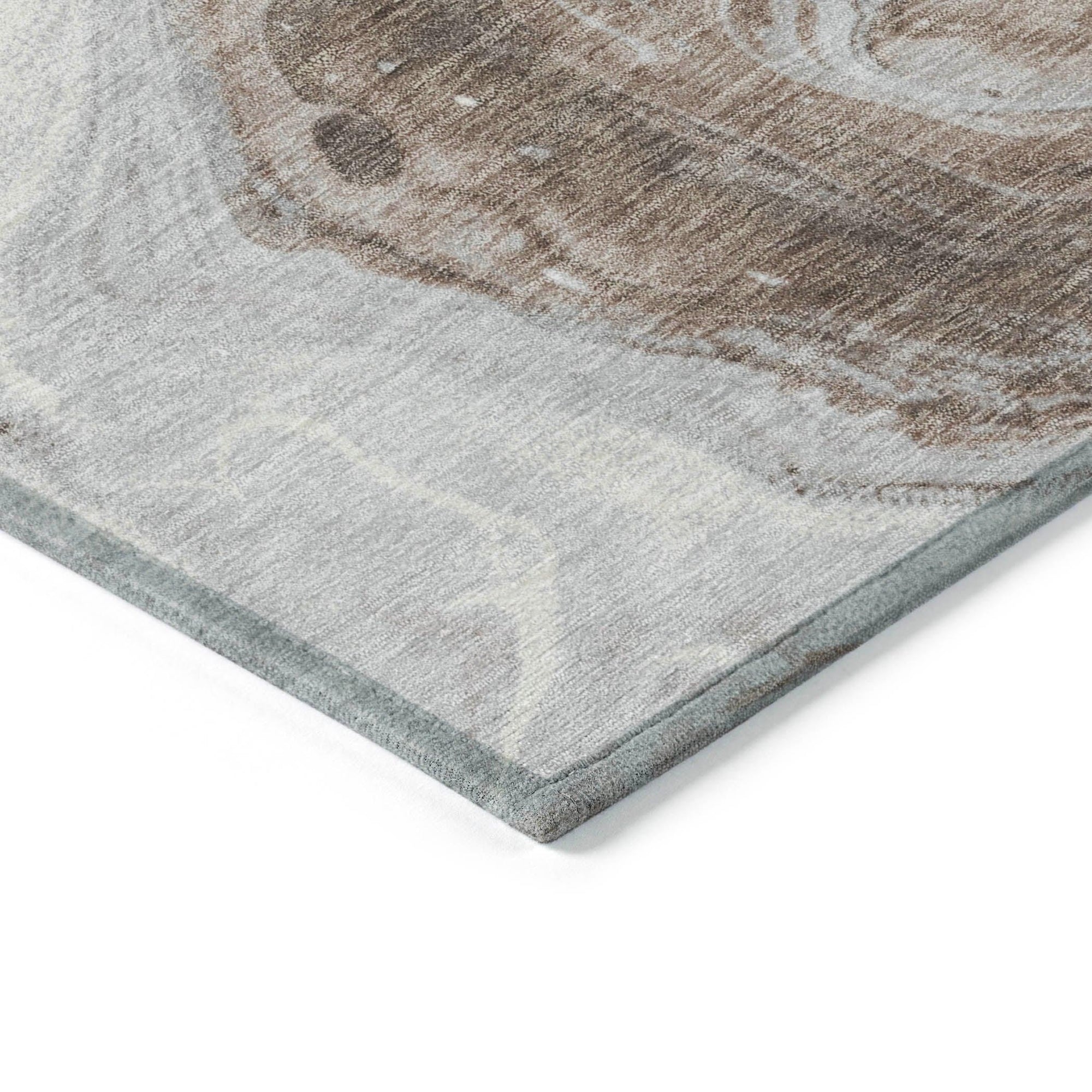 Addison Rugs Faeras Brown Washable Indoor-Outdoor Rug