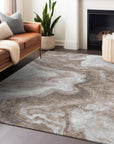 Addison Rugs Faeras Brown Washable Indoor-Outdoor Rug