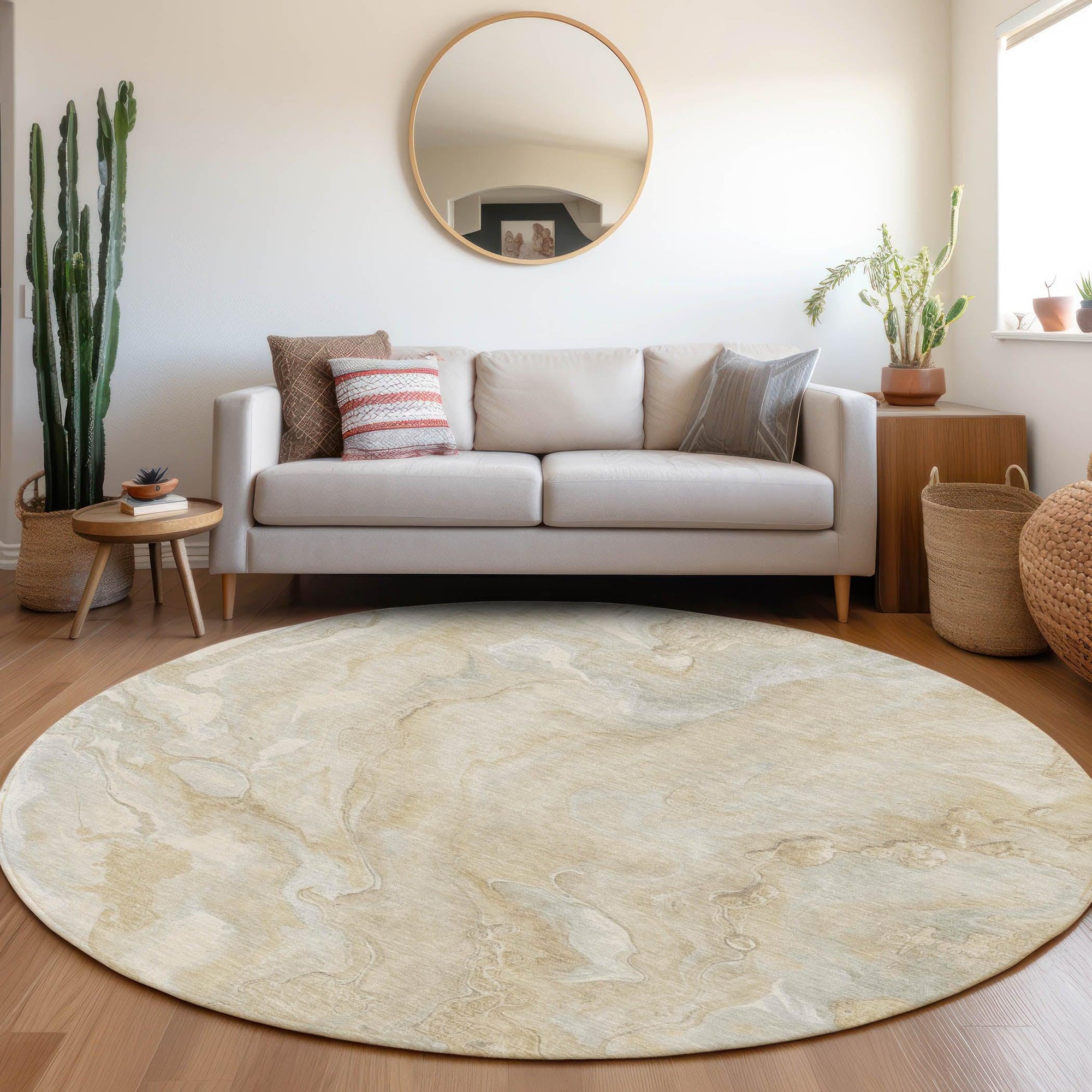 Addison Rugs Faerel Brown Washable Indoor-Outdoor Rug