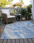 Addison Rugs Faerel Blue Washable Indoor-Outdoor Rug