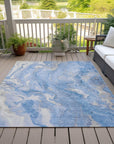 Addison Rugs Faerel Blue Washable Indoor-Outdoor Rug