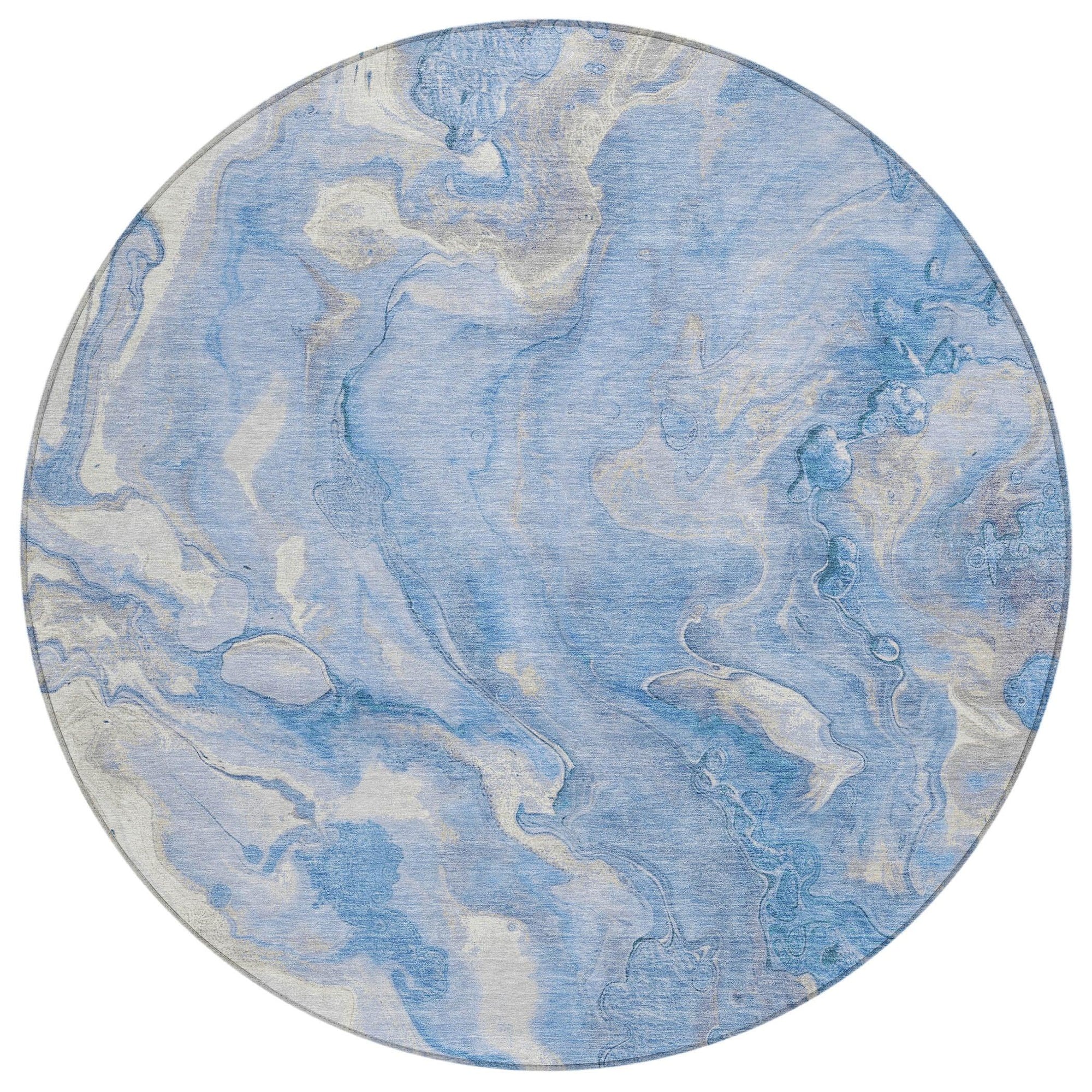 Addison Rugs Faerel Blue Washable Indoor-Outdoor Rug