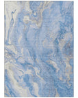 Addison Rugs Faerel Blue Washable Indoor-Outdoor Rug