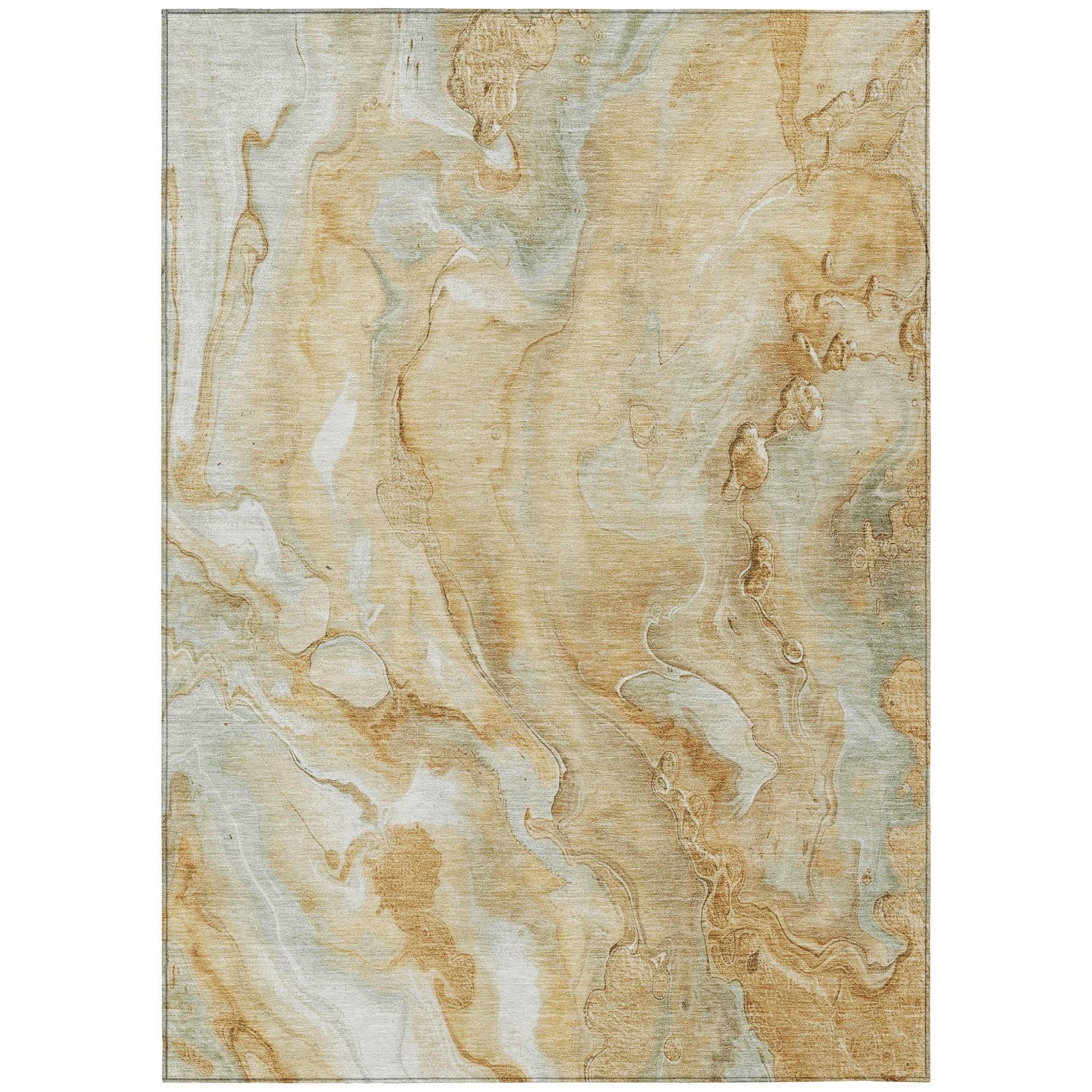 Addison Rugs Faerel Gold Washable Indoor-Outdoor Rug