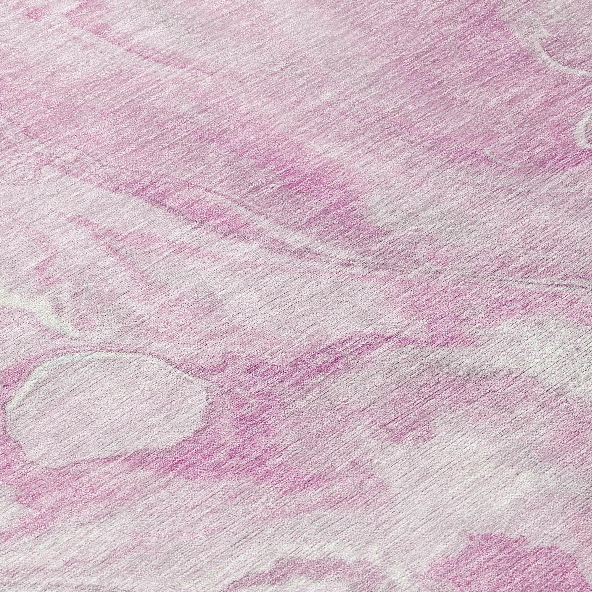Addison Rugs Faerel Pink Washable Indoor-Outdoor Rug