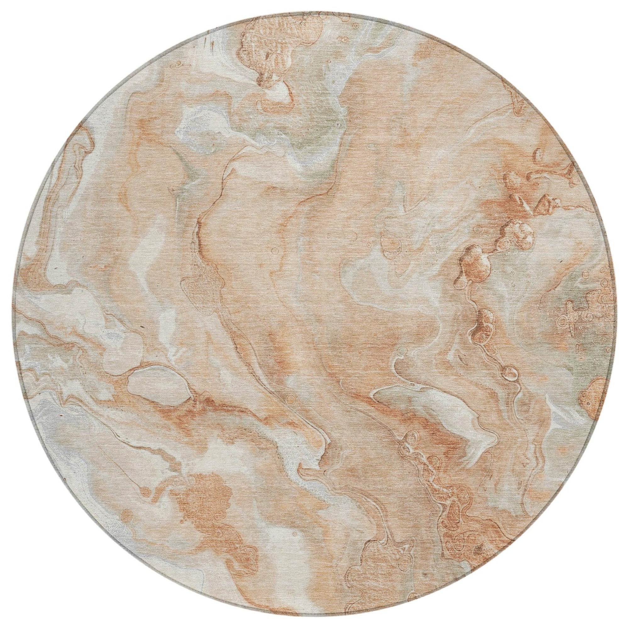 Addison Rugs Faerel Orange Washable Indoor-Outdoor Rug