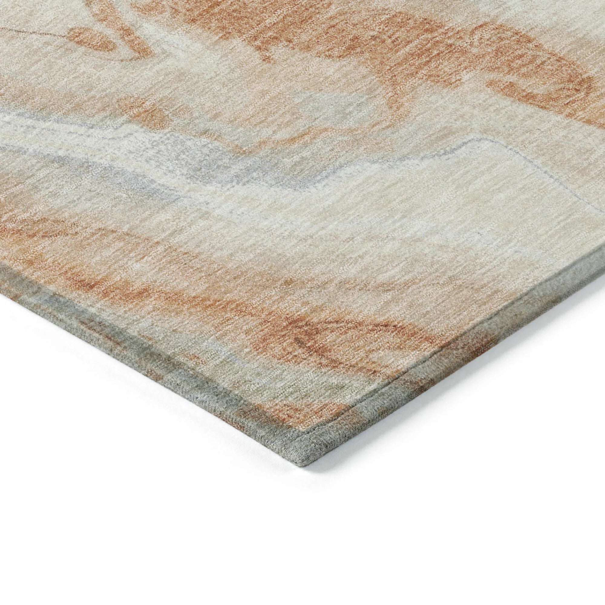 Addison Rugs Faerel Orange Washable Indoor-Outdoor Rug